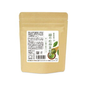 緑の杜仲茶 国産 パウダー 約80杯分 40g 健康食品の原料屋