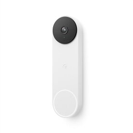 Google Nest Doorbell バッテリー式スマートビデオドアホン 録画 Wi-Fi バッテリー式 防犯 防災 ギフト プレゼント