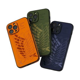進撃の巨人 [JIGEN X Case Vogel] スマホケース グリーン オレンジ ブルー iPhone13,14シリーズ 撥水 防汚 指紋付着防止 カメラ保護 スリム 薄型 肌触り良い 耐久性 レザー 使いやすい ライセンス取得済
