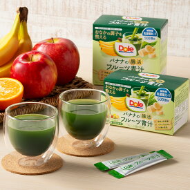 青汁 粉末【植物性乳酸菌K-1 500億個】【機能性表示食品】 Dole バナナの腸活フルーツ青汁 3g×15袋(1箱あたり) 【国産大麦若葉、バナナでんぷん、16種の果実】