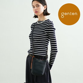 【ゲンテン公式】 genten 44095 (42068) ゲンテン タスカ ミニショルダーバッグ 新色 グリーングレー登場★本革バッグ レディース ショルダーバッグ 小さめ 斜めがけ バッファローレザー コンパクト