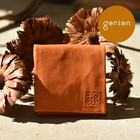 【ゲンテン公式】genten 44427 ゲンテン キャングロ 二つ折り財布・内側ボックス新作★二つ折り財布 内側ボックス レディース 本革財布 レザー