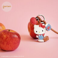 【ゲンテン公式】 genten 46188 ゲンテン ハローキティ ワクワクチャーム「アマーノ」本革 チャーム キテ…