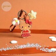 【ゲンテン公式】 genten 46189 ゲンテン ハローキティ ワクワクチャーム「日焼けデザイン」本革 チャー…