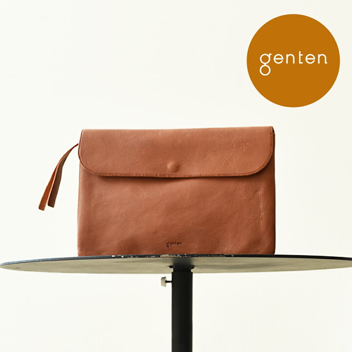 楽天市場】【ゲンテン公式】 genten 43728 ゲンテン 貴重品ポーチ本革 