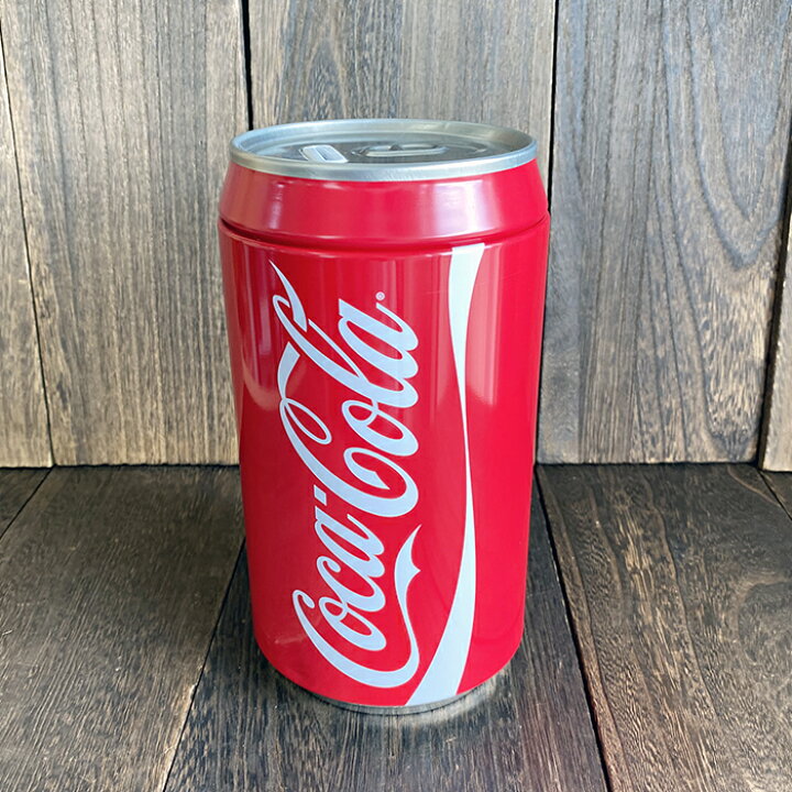 楽天市場】コカコーラ 貯金箱 ブリキ缶 バンク インテリア 置物 