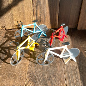 ピザカッター 自転車 ピザ カッター 切る おもしろい おしゃれ インンテリア パーティー