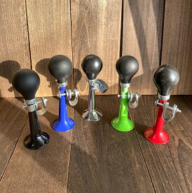 自転車 ラッパ パフパフ ベル ホーン ハンドルバー ラッパ型 トーフー 全5色