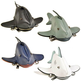 コバンザメ 斜め掛け ポーチ 4color バッグ 鞄 サメ BAG 鮫 シャーク ショルダー おもしろ 小物