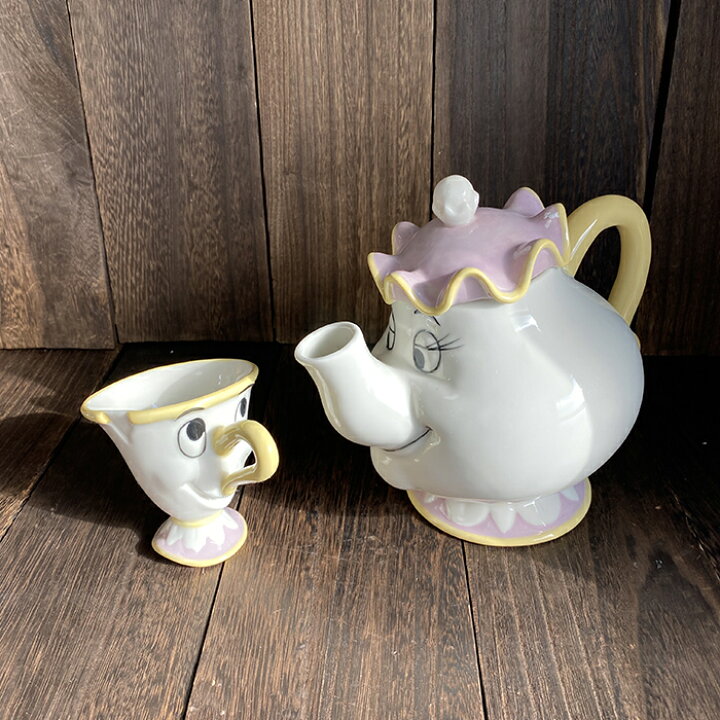 楽天市場】美女と野獣 ポット夫人 チップ ティーセット セット販売 食 