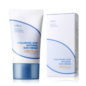 送料無料 イズエンツリー isntree ヒアルロン酸 ナチュラル サンクリーム SPF50+ PA++++ 50ml 日焼けどめ 紫外線遮断剤