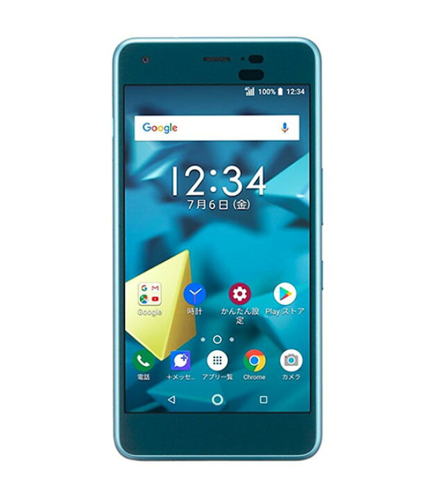 楽天市場 中古 安心保証 Softbank 704kc アクアブルー ゲオモバイル