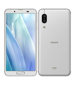 【中古】【安心保証】 AQUOS sense3 SH-M12-y[64GB] Y!mobile シルバーホワイト