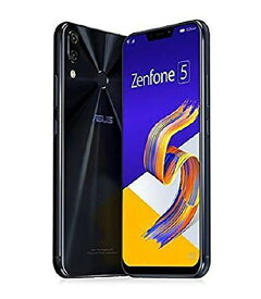 【中古】【安心保証】 ZenFone 5 2018 ZE620KL-BK64S6[64GB/6GB] SIMフリー シャイニーブラック