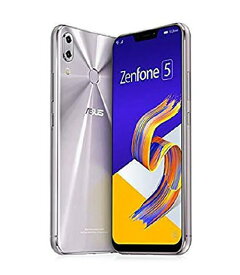 【中古】【安心保証】 ZenFone 5 2018 ZE620KL-SL64S6[64GB/6GB] SIMフリー スペースシルバー
