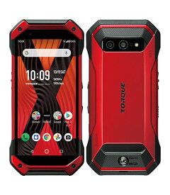 【中古】【安心保証】 京セラ TORQUE 5G KYG01[128GB] au レッド