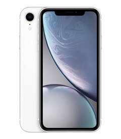 【中古】【安心保証】 iPhoneXR[64GB] au MT032J ホワイト