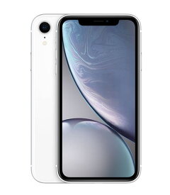 【中古】【安心保証】 iPhoneXR[64GB] au NT032J ホワイト