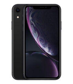 【中古】【安心保証】 iPhoneXR[64GB] au ブラック