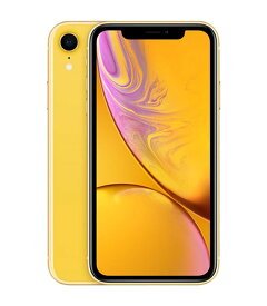 【中古】【安心保証】 iPhoneXR[256GB] SIMロック解除 docomo イエロー