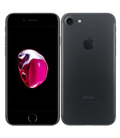 【中古】【安心保証】 iPhone7[32GB] SIMロック解除 au/UQ ブラック