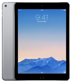 【中古】【安心保証】 iPadAir 9.7インチ 第2世代[32GB] セルラー SoftBank スペースグレイ