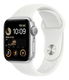 【中古】【安心保証】 SE 第2世代[40mm GPS]アルミニウム シルバー Apple Watch MNJV3J