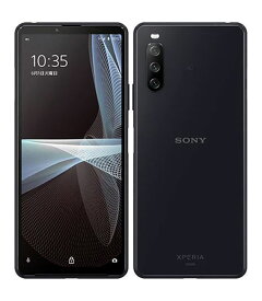 【中古】【安心保証】 Xperia 10 III SOG04[128GB] au ブラック