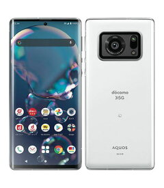 【中古】【安心保証】 AQUOS R6 SH-51B[128GB] docomo ホワイト