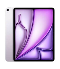 【中古】【安心保証】 iPad Air 13インチ M2[256GB] Wi-Fiモデル パープル