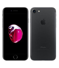 【中古】【安心保証】 iPhone7[32GB] UQモバイル MNCE2J ブラック