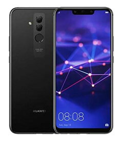 【中古】【安心保証】 HUAWEI Mate 20 lite SNE-LX2[64GB] SIMフリー ブラック