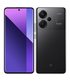 【中古】【安心保証】 Redmi Note 13 Pro+ 5G[512GB] SIMフリー ミッドナイトブラック