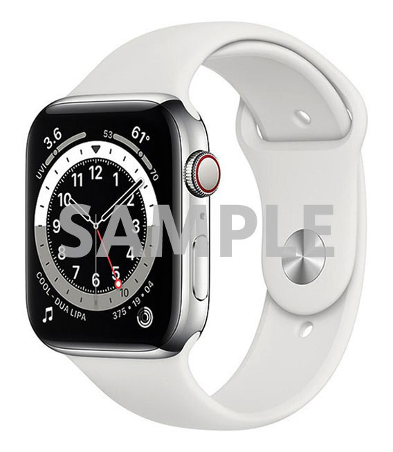  Series6[44mm セルラー]ステンレススチール シルバー Apple Watch M0GW3J