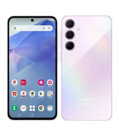 【中古】【安心保証】 Galaxy A55 5G SC-53E[128GB] docomo オーサムライラック