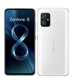【中古】【安心保証】 ZenFone 8 ZS590KS-WH256S8[256GB/8GB] SIMフリー ムーンライトホワイト