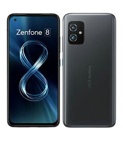 【中古】【安心保証】 ZenFone 8 ZS590KS-BK256S16[256GB/16GB] SIMフリー オブシディアンブラック