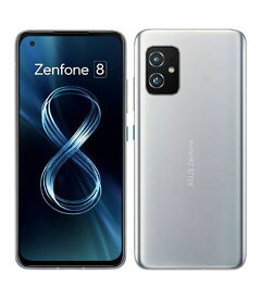 【中古】【安心保証】 ZenFone 8 ZS590KS-SL256S16[256GB/16GB] SIMフリー ホライゾンシルバー