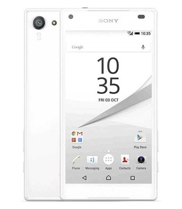 楽天市場 中古 安心保証 Xperia Z5 Compact E53 32gb Simフリー ホワイト ゲオモバイル