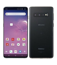 【中古】【安心保証】 Galaxy S10 SC-03L[128GB] docomo プリズムブラック