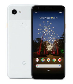 【中古】【安心保証】 Google Pixel 3a[64GB] docomo クリアリーホワイト