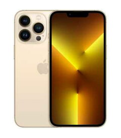 【中古】【安心保証】 iPhone13 Pro[128GB] au ゴールド