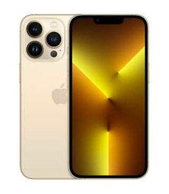 【中古】【安心保証】 iPhone13 Pro[512GB] SoftBank MLUY3J ゴールド