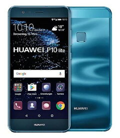 【中古】【安心保証】 HUAWEI P10 lite WAS-LX2J[32GB] UQモバイル サファイアブルー