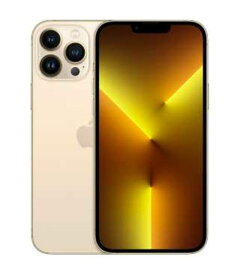 【中古】【安心保証】 iPhone13ProMax[256GB] au MLJA3J ゴールド