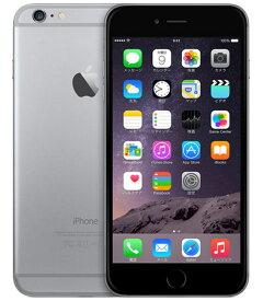 【中古】【安心保証】 iPhone6Plus[128GB] au MGAC2J スペースグレイ