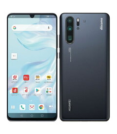 【中古】【安心保証】 HUAWEI P30 Pro HW-02L[128GB] docomo ブラック