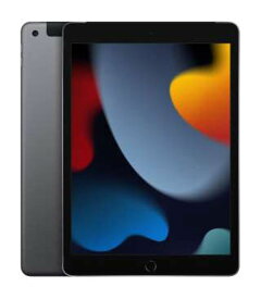 【中古】【安心保証】 iPad 10.2インチ 第9世代[64GB] セルラー au スペースグレイ