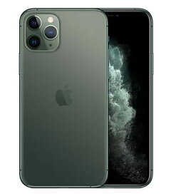 【中古】【安心保証】 iPhone11 Pro[64GB] docomo MWC62J ミッドナイトグリーン