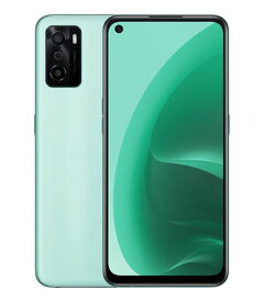 【中古】【安心保証】 OPPO A55s 5G CPH2309[64GB] SIMフリー グリーン mineo版